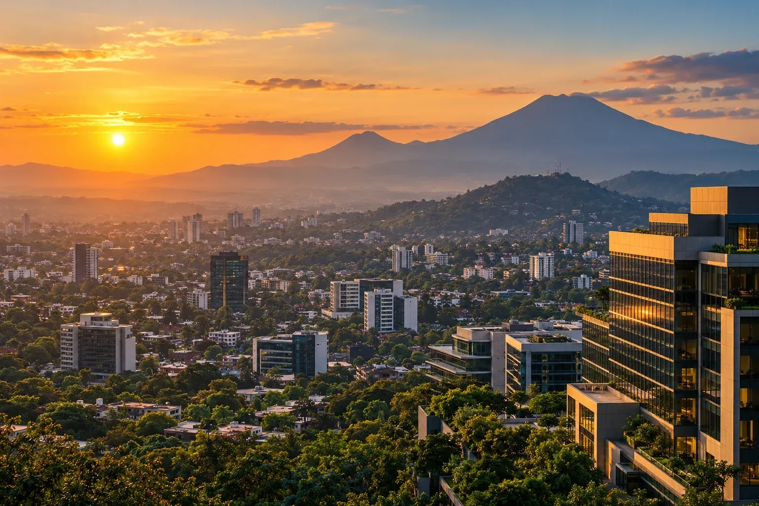 Vista conceptual de San Salvador; imagen provisional